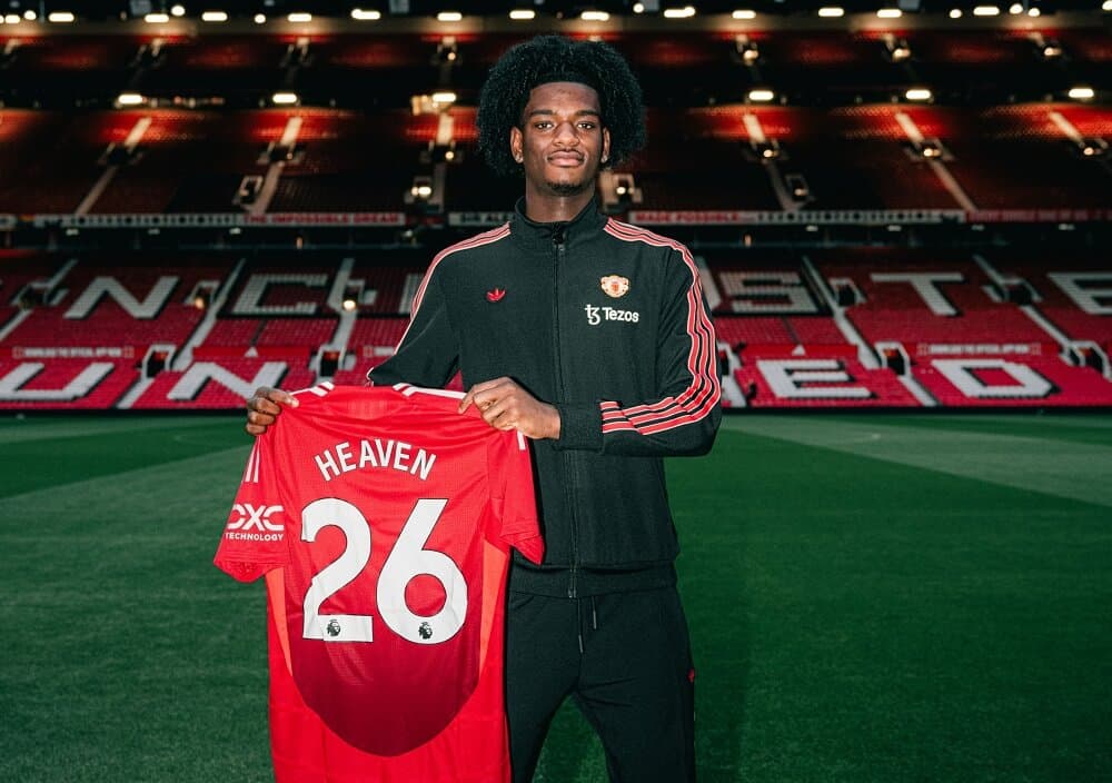 Oficiálne: Mládežnícky reprezentant Ayden Heaven prichádza na Old Trafford